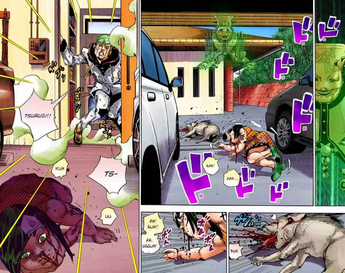 JoJo's Bizarre Adventure Part 8 JoJolion (Official Colored) Vol. 18 Ch. 73 Ozone Baby's Pressure Part 1