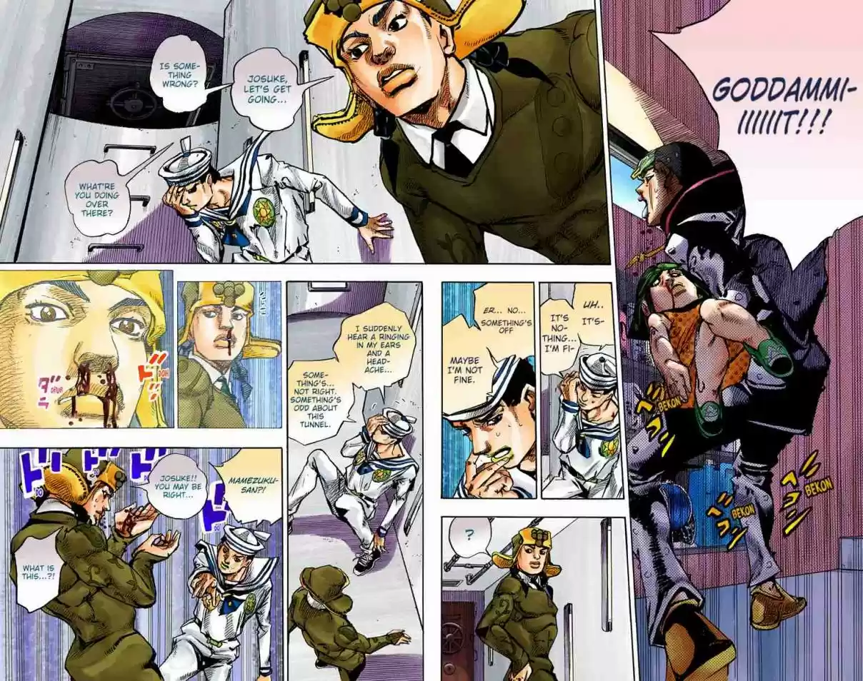 JoJo's Bizarre Adventure Part 8 JoJolion (Official Colored) Vol. 18 Ch. 73 Ozone Baby's Pressure Part 1