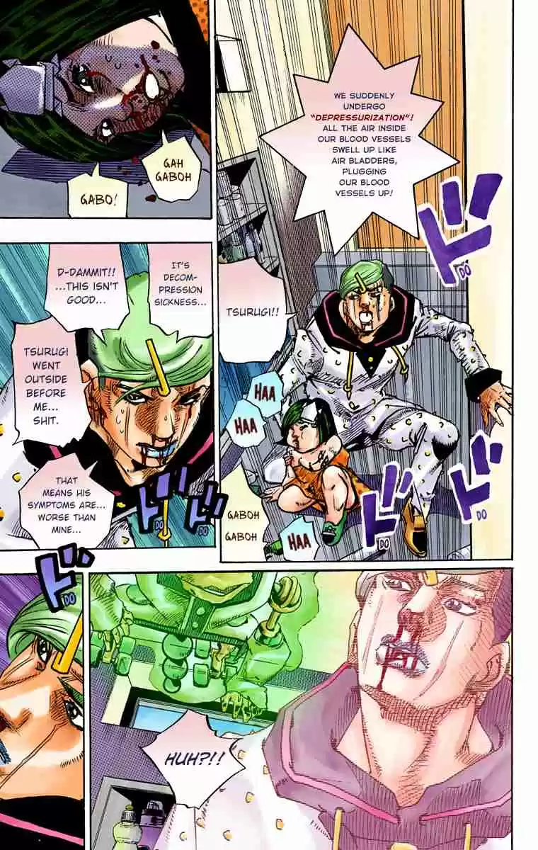 JoJo's Bizarre Adventure Part 8 JoJolion (Official Colored) Vol. 18 Ch. 73 Ozone Baby's Pressure Part 1