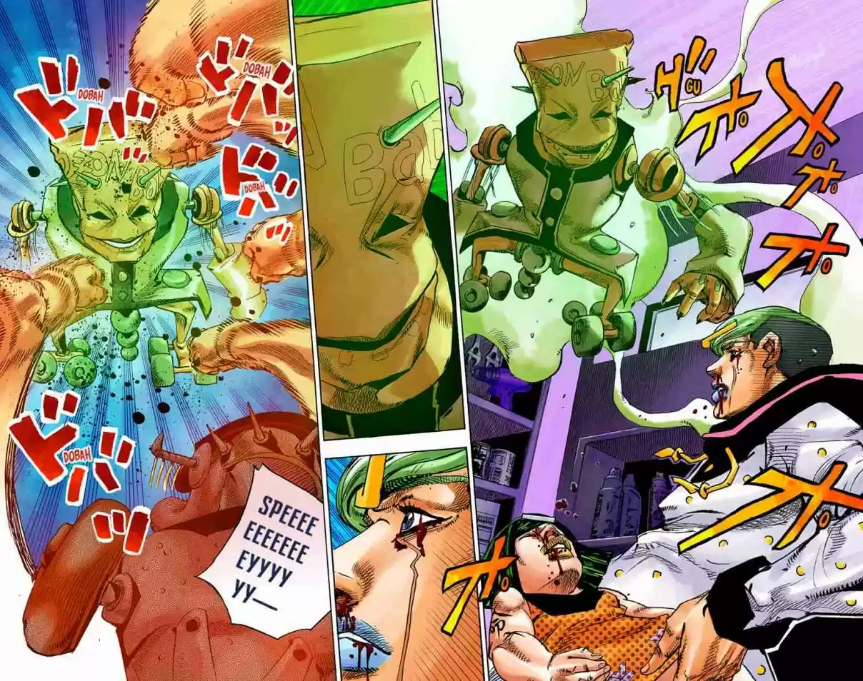 JoJo's Bizarre Adventure Part 8 JoJolion (Official Colored) Vol. 18 Ch. 73 Ozone Baby's Pressure Part 1