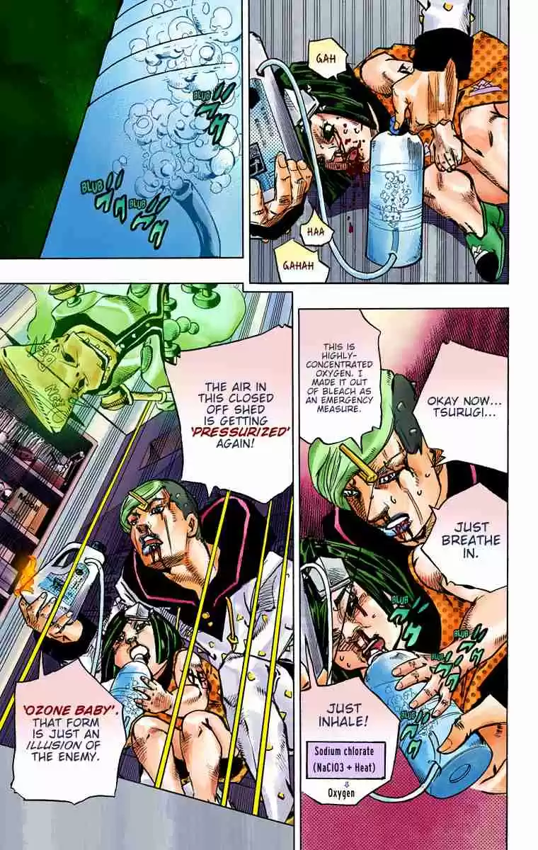 JoJo's Bizarre Adventure Part 8 JoJolion (Official Colored) Vol. 18 Ch. 73 Ozone Baby's Pressure Part 1