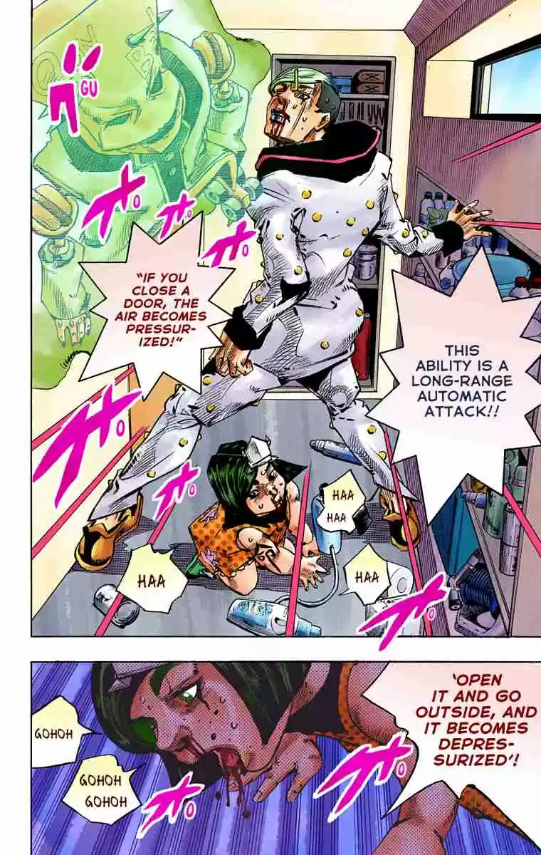 JoJo's Bizarre Adventure Part 8 JoJolion (Official Colored) Vol. 18 Ch. 73 Ozone Baby's Pressure Part 1