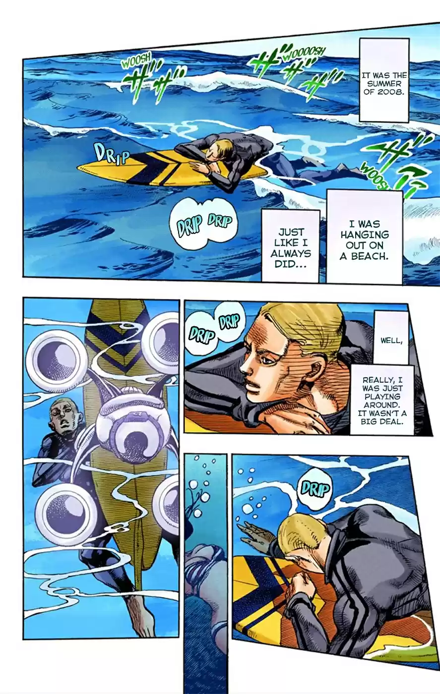 JoJo's Bizarre Adventure Part 8 JoJolion [Official Colored] Vol. 2 Ch. 6 Soft & Wet Part 5