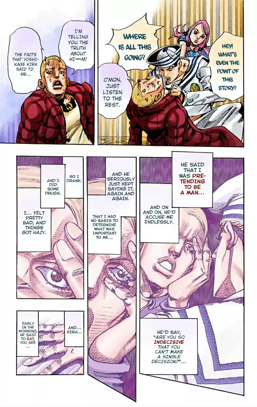 JoJo's Bizarre Adventure Part 8 JoJolion [Official Colored] Vol. 2 Ch. 6 Soft & Wet Part 5