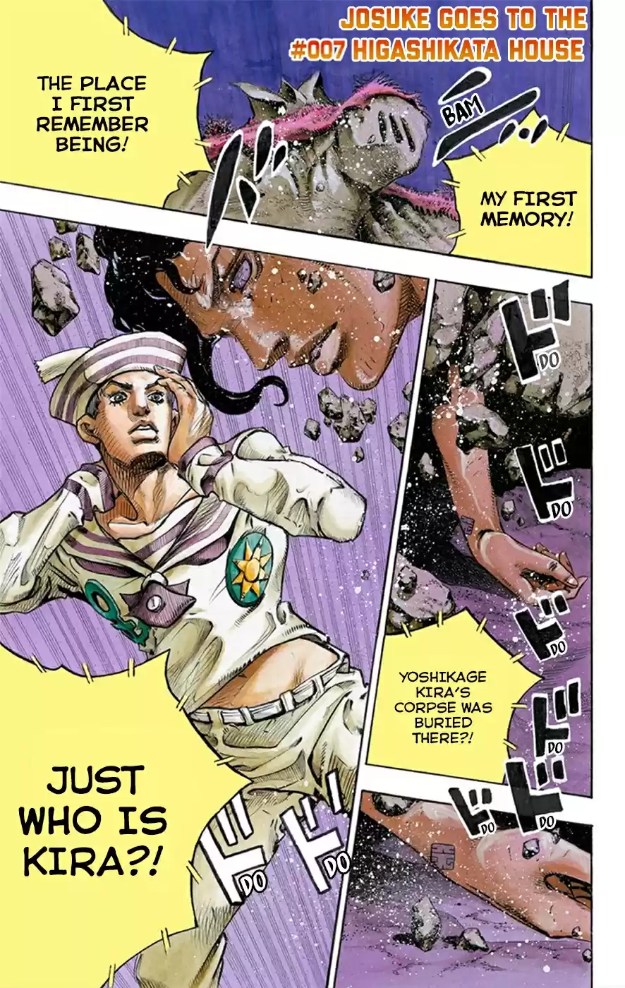 JoJo's Bizarre Adventure Part 8 JoJolion [Official Colored] Vol. 2 Ch. 7 Josuke Goes to the Higashikata House