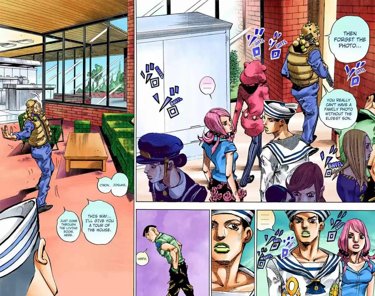 JoJo's Bizarre Adventure Part 8 JoJolion [Official Colored] Vol. 2 Ch. 7 Josuke Goes to the Higashikata House
