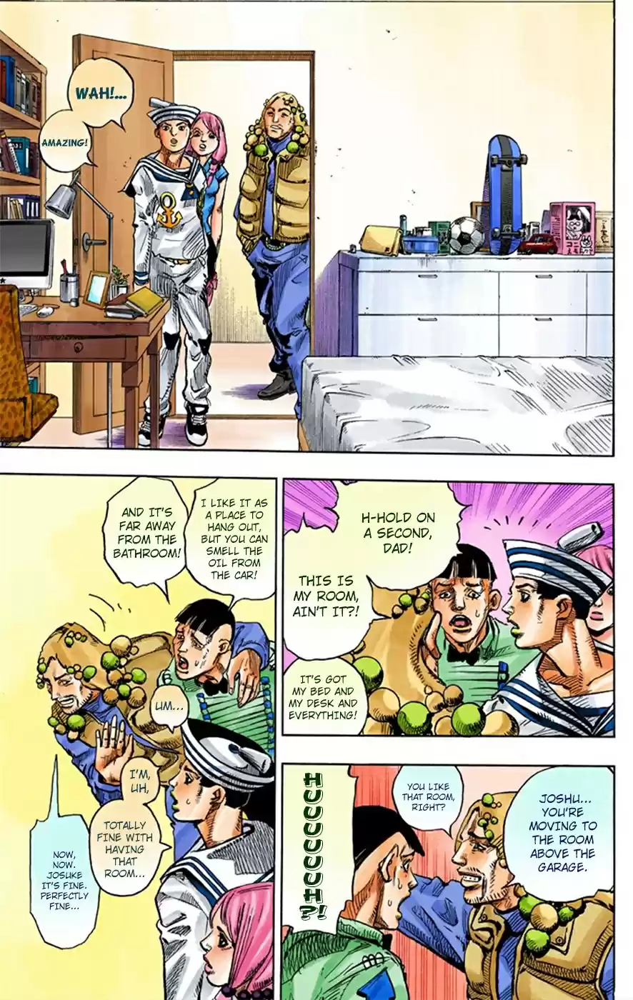 JoJo's Bizarre Adventure Part 8 JoJolion [Official Colored] Vol. 2 Ch. 7 Josuke Goes to the Higashikata House
