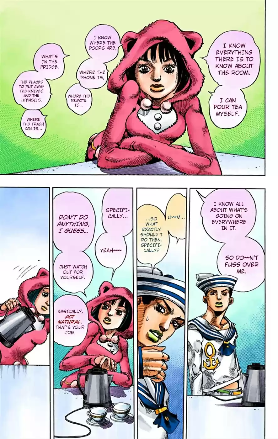 JoJo's Bizarre Adventure Part 8 JoJolion [Official Colored] Vol. 2 Ch. 7 Josuke Goes to the Higashikata House