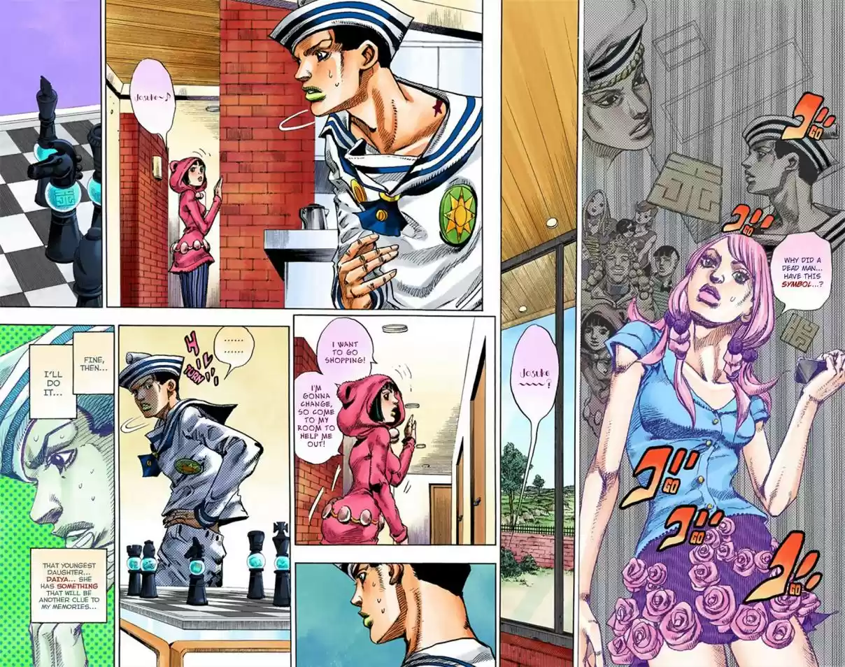JoJo's Bizarre Adventure Part 8 JoJolion [Official Colored] Vol. 2 Ch. 8 California King Bed Part 1