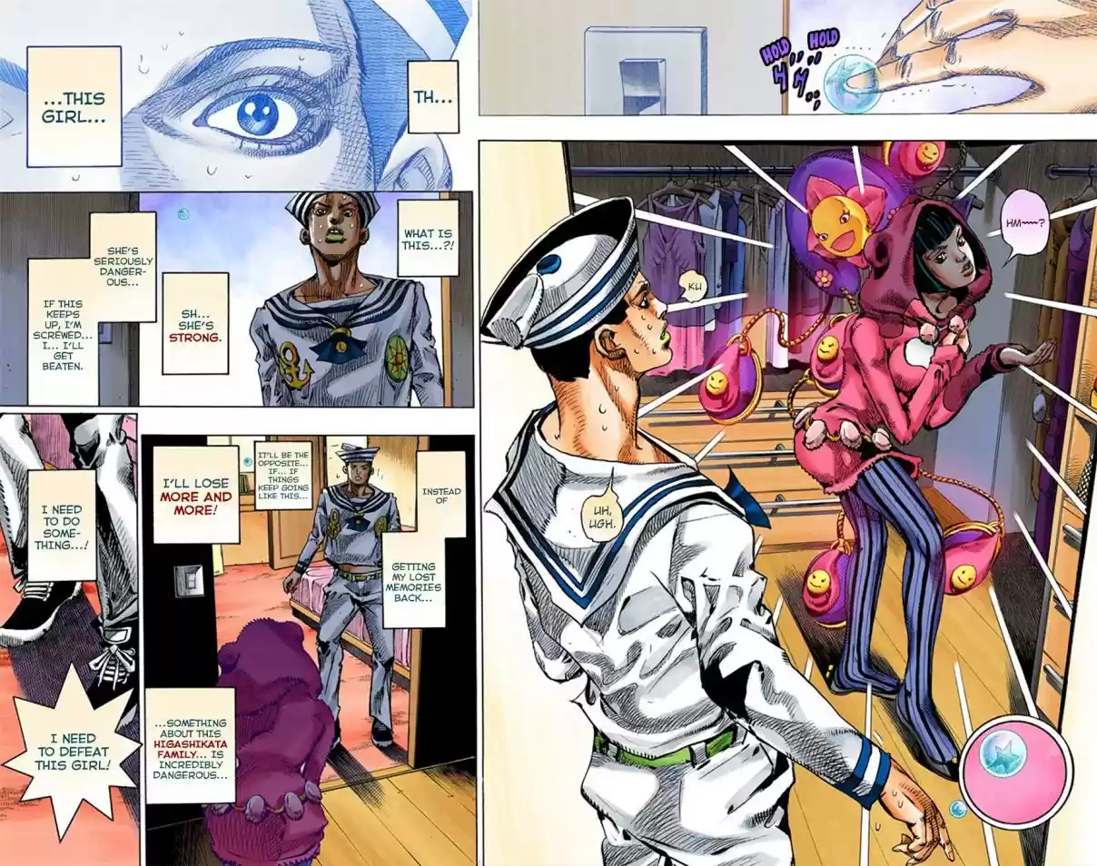 JoJo's Bizarre Adventure Part 8 JoJolion [Official Colored] Vol. 2 Ch. 9 California King Bed Part 2
