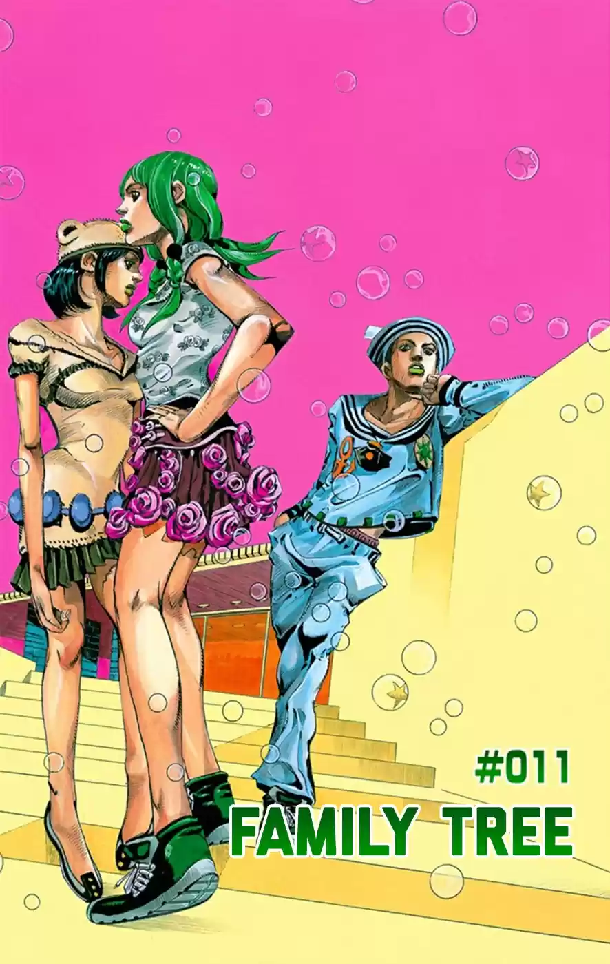 JoJo's Bizarre Adventure Part 8 JoJolion [Official Colored] Vol. 3 Ch. 11 Family Tree
