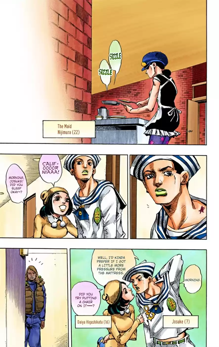 JoJo's Bizarre Adventure Part 8 JoJolion [Official Colored] Vol. 3 Ch. 11 Family Tree