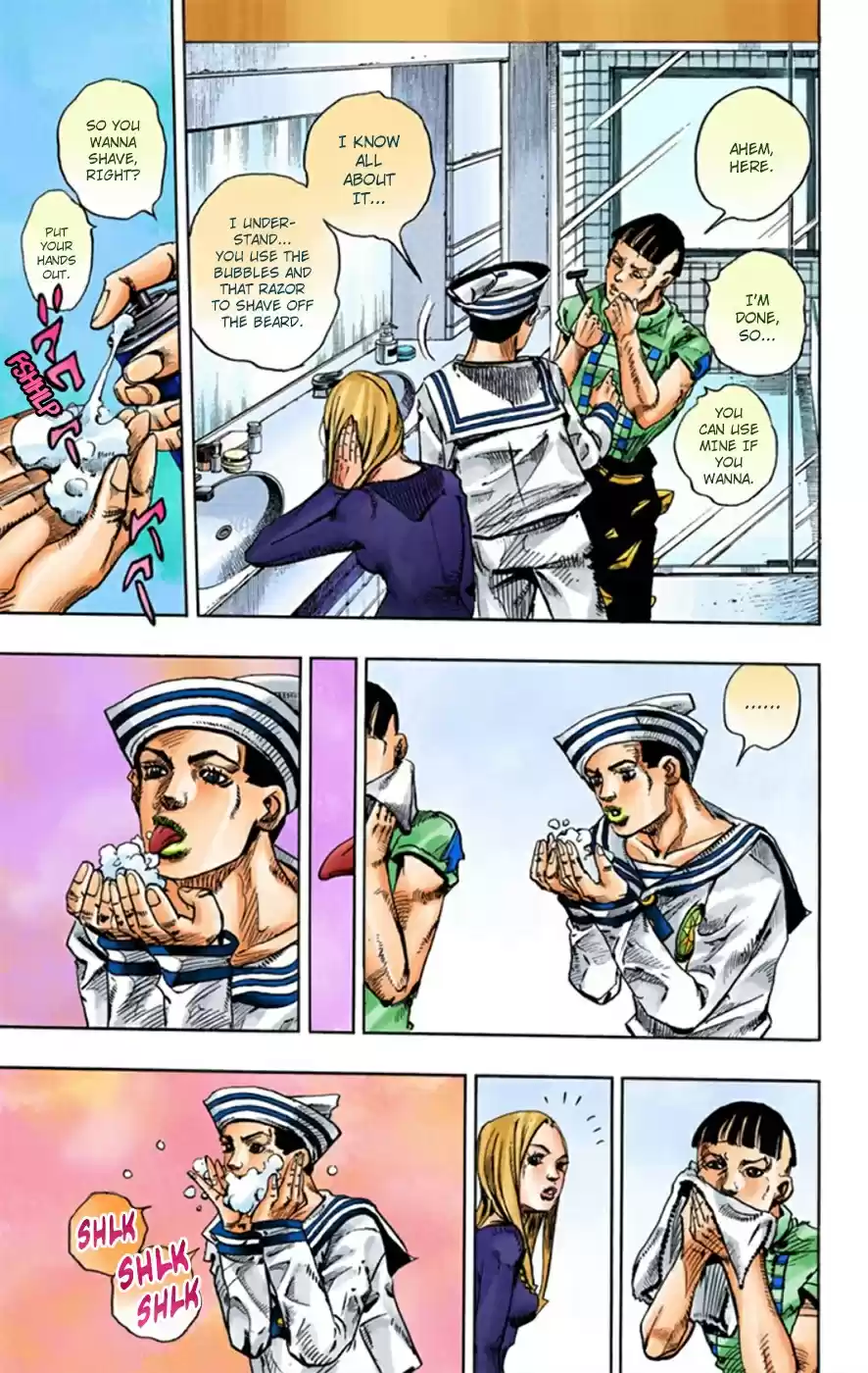 JoJo's Bizarre Adventure Part 8 JoJolion [Official Colored] Vol. 3 Ch. 11 Family Tree