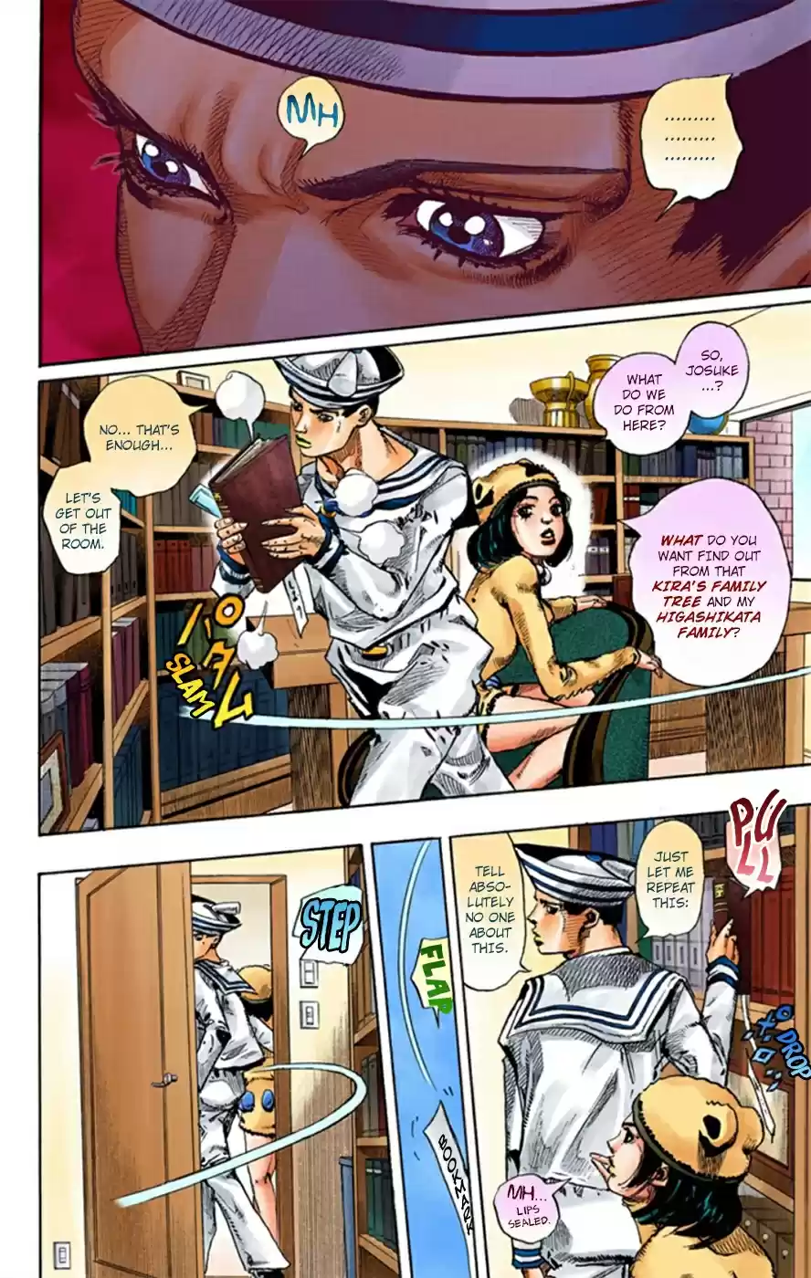 JoJo's Bizarre Adventure Part 8 JoJolion [Official Colored] Vol. 3 Ch. 11 Family Tree