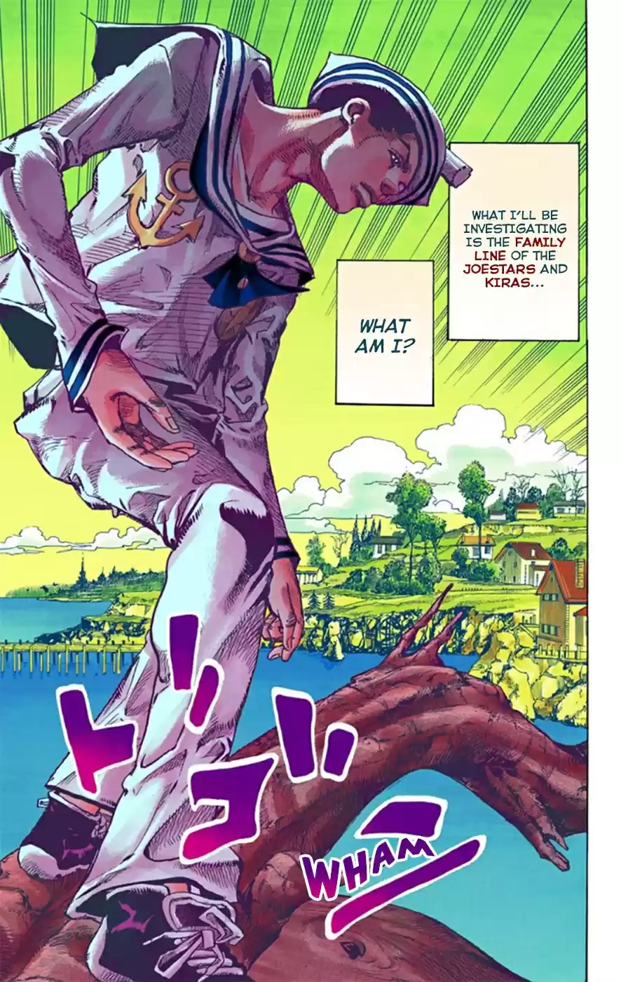 JoJo's Bizarre Adventure Part 8 JoJolion [Official Colored] Vol. 3 Ch. 11 Family Tree