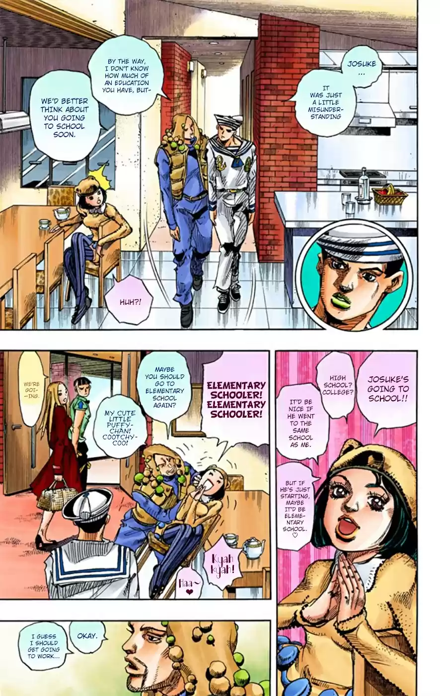 JoJo's Bizarre Adventure Part 8 JoJolion [Official Colored] Vol. 3 Ch. 12 Paisley Park and Born This Way Part 1