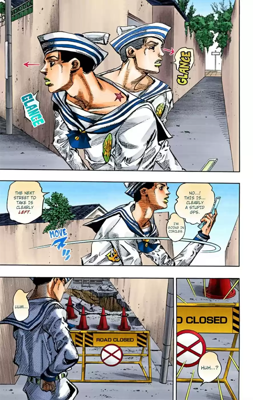 JoJo's Bizarre Adventure Part 8 JoJolion [Official Colored] Vol. 3 Ch. 12 Paisley Park and Born This Way Part 1