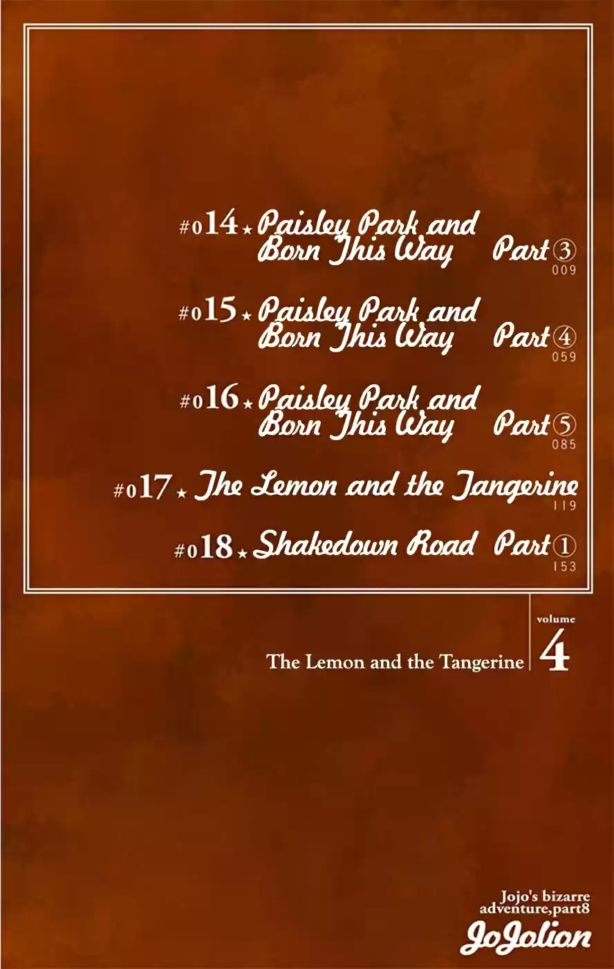 JoJo's Bizarre Adventure Part 8 JoJolion [Official Colored] Vol. 4 Ch. 14 Paisley Park and Born This Way Part 3