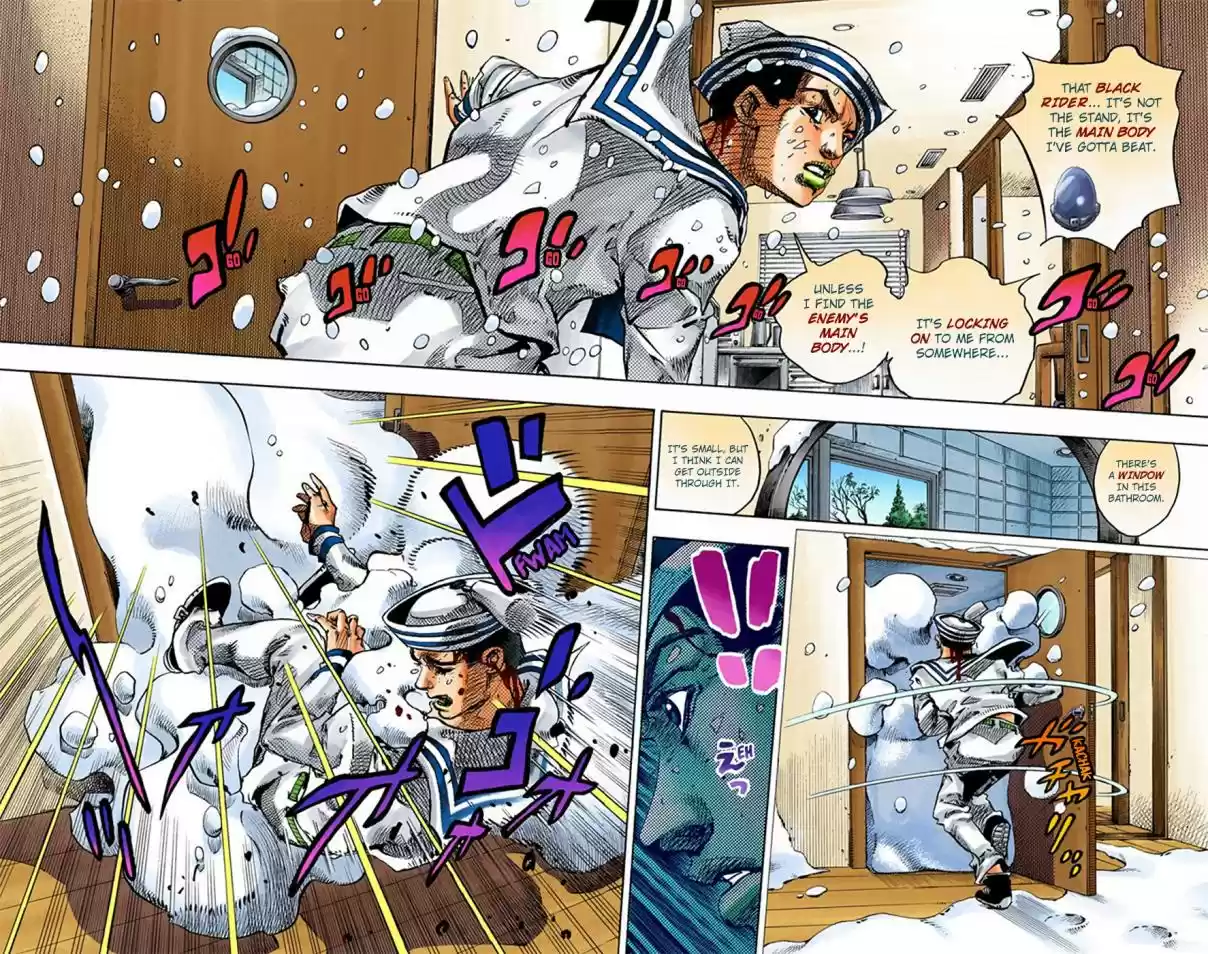 JoJo's Bizarre Adventure Part 8 JoJolion [Official Colored] Vol. 4 Ch. 14 Paisley Park and Born This Way Part 3
