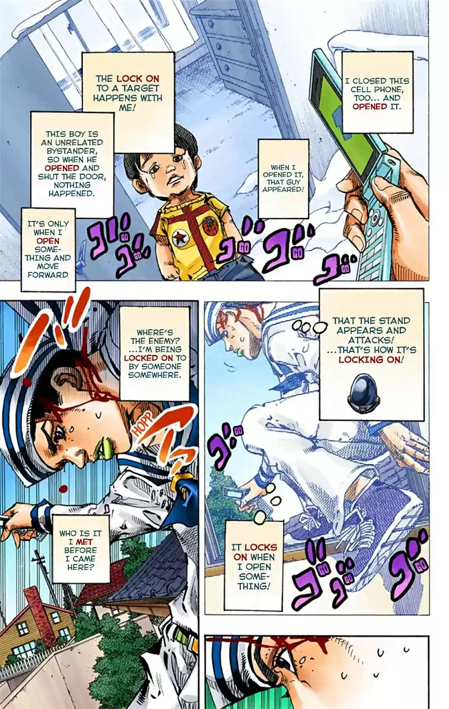JoJo's Bizarre Adventure Part 8 JoJolion [Official Colored] Vol. 4 Ch. 14 Paisley Park and Born This Way Part 3