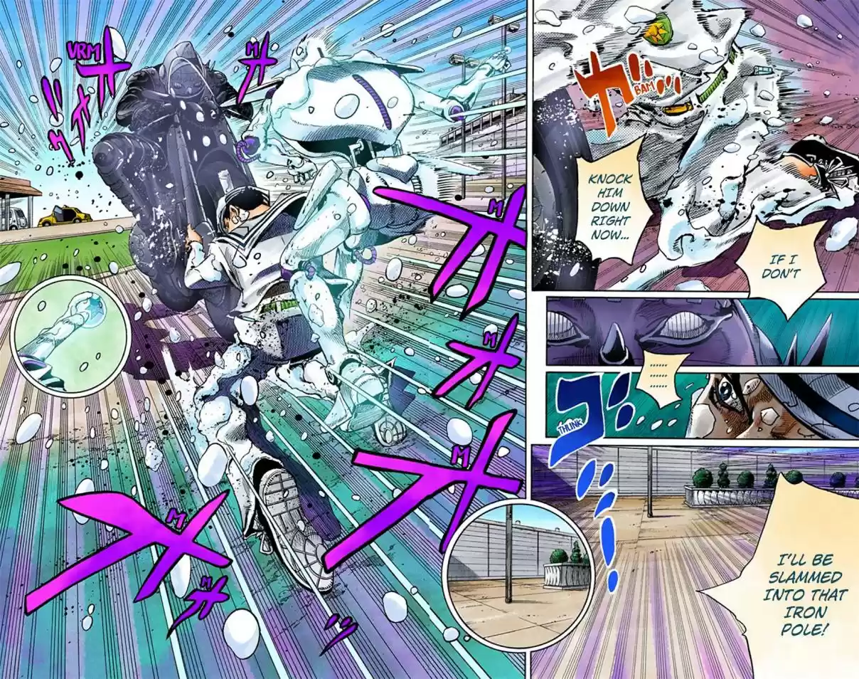 JoJo's Bizarre Adventure Part 8 JoJolion [Official Colored] Vol. 4 Ch. 16 Paisley Park and Born This Way Part 5
