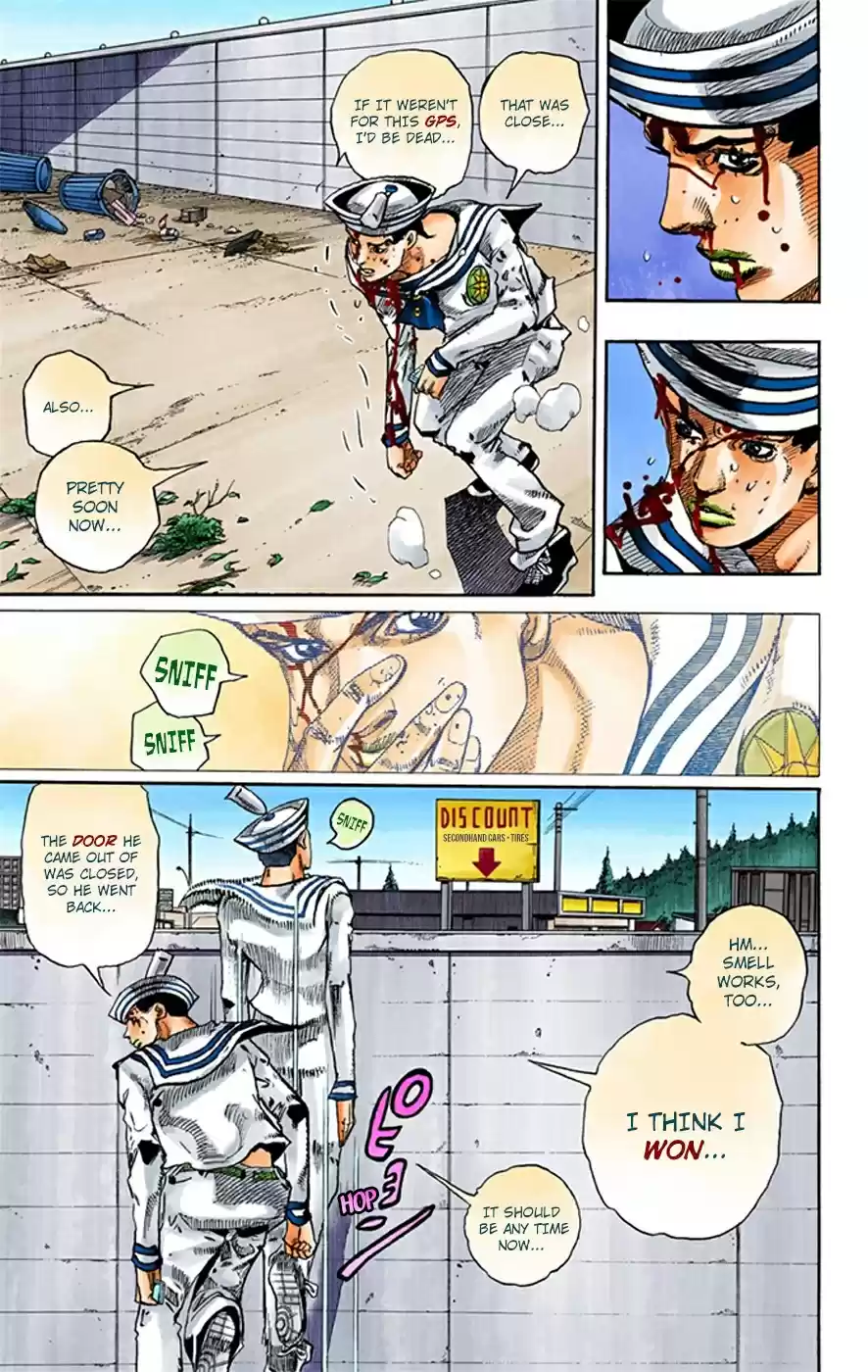 JoJo's Bizarre Adventure Part 8 JoJolion [Official Colored] Vol. 4 Ch. 16 Paisley Park and Born This Way Part 5