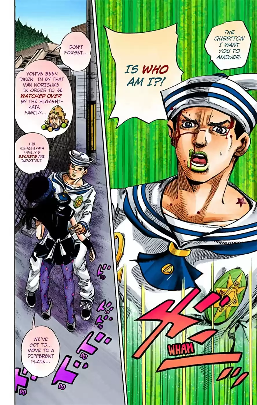 JoJo's Bizarre Adventure Part 8 JoJolion [Official Colored] Vol. 4 Ch. 17 The Lemon and the Tangerine