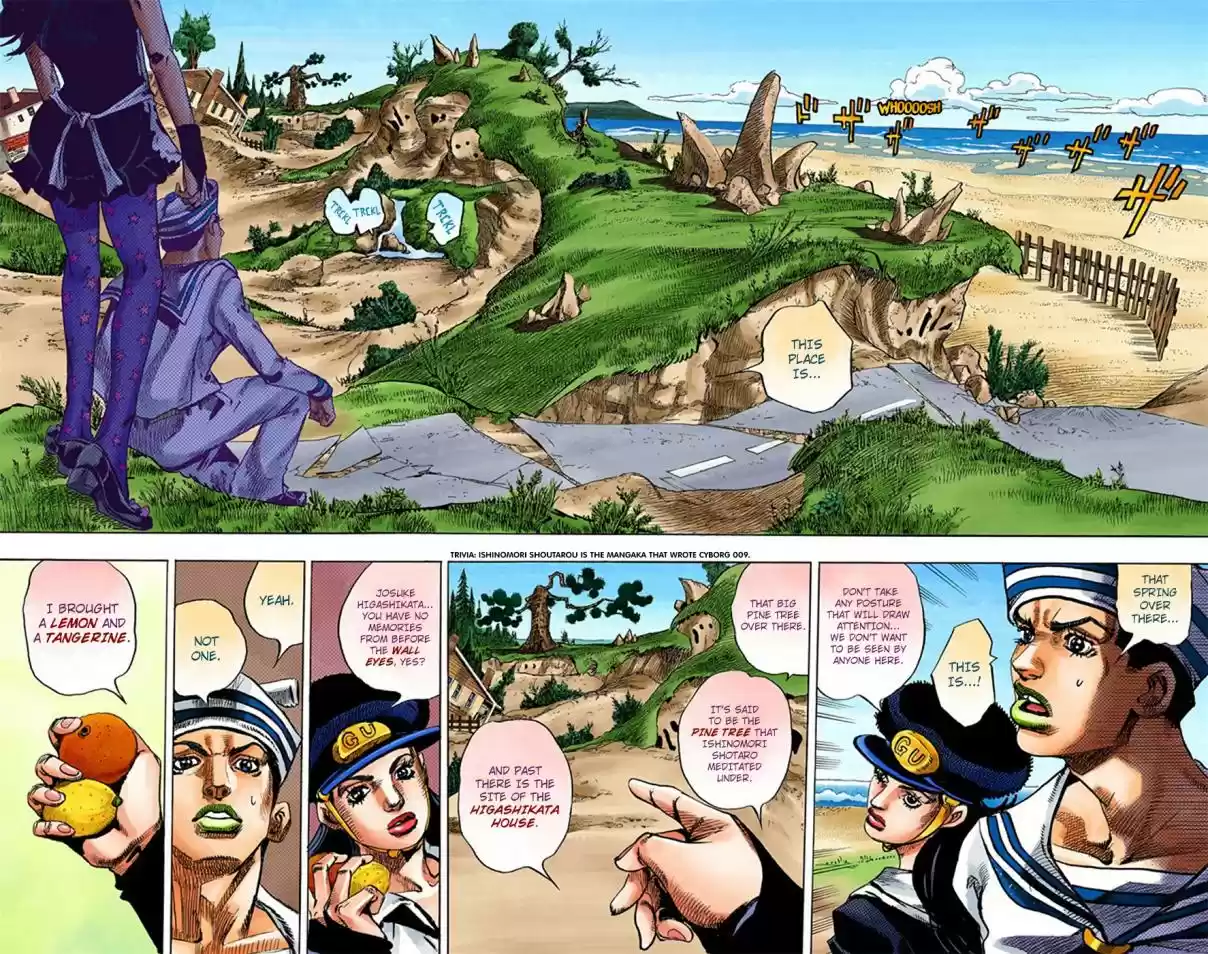 JoJo's Bizarre Adventure Part 8 JoJolion [Official Colored] Vol. 4 Ch. 17 The Lemon and the Tangerine