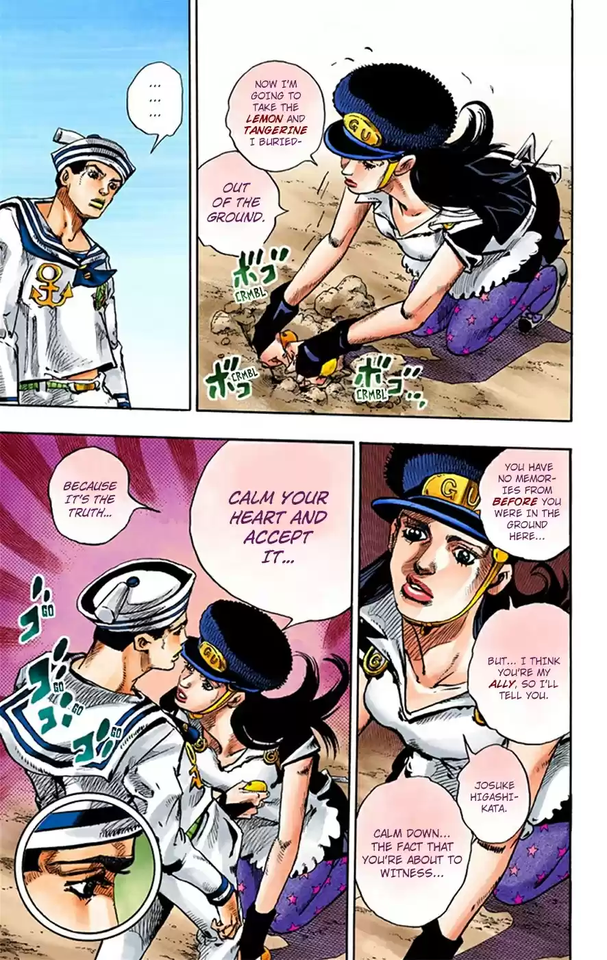 JoJo's Bizarre Adventure Part 8 JoJolion [Official Colored] Vol. 4 Ch. 17 The Lemon and the Tangerine