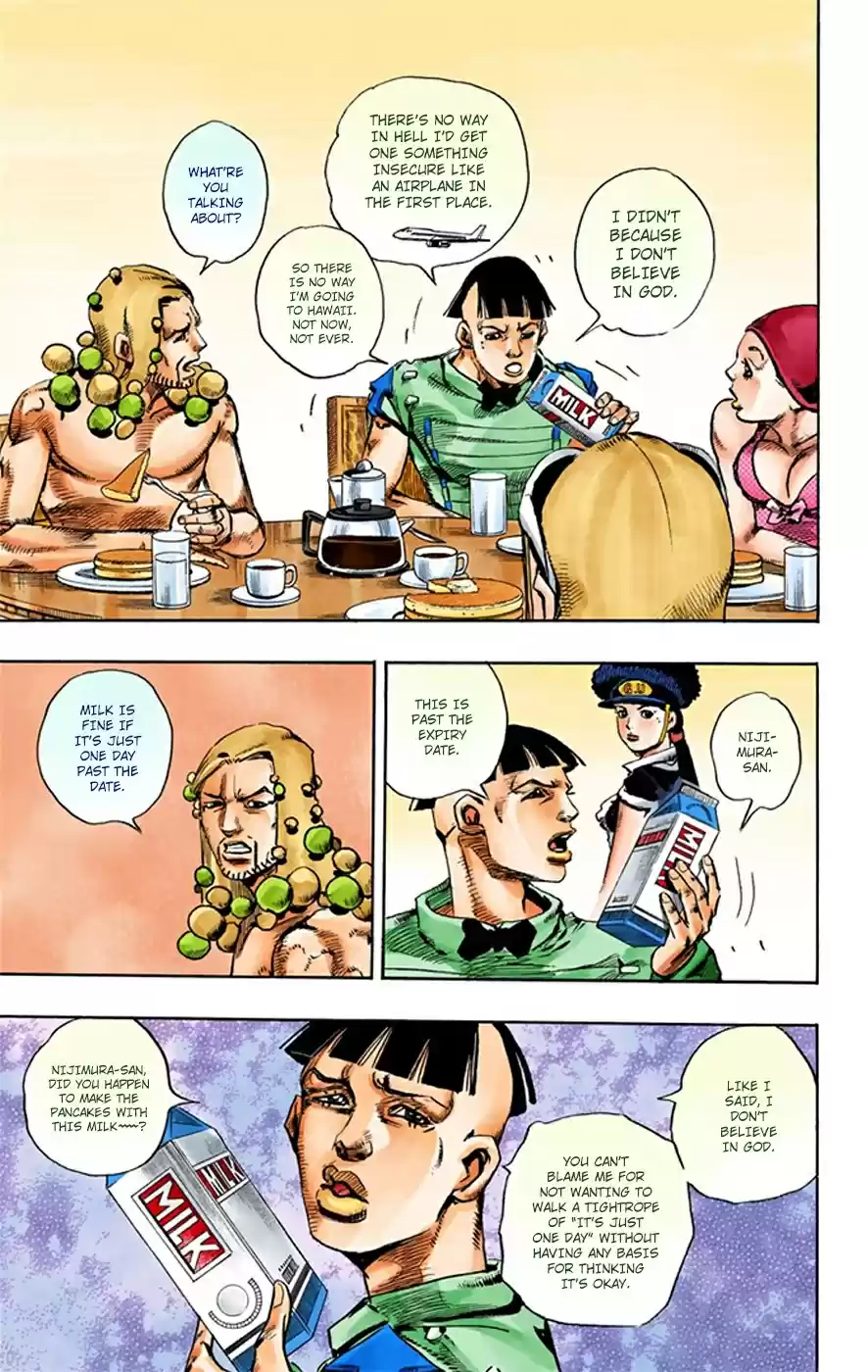 JoJo's Bizarre Adventure Part 8 JoJolion [Official Colored] Vol. 4 Ch. 18 Shakedown Road Part 1