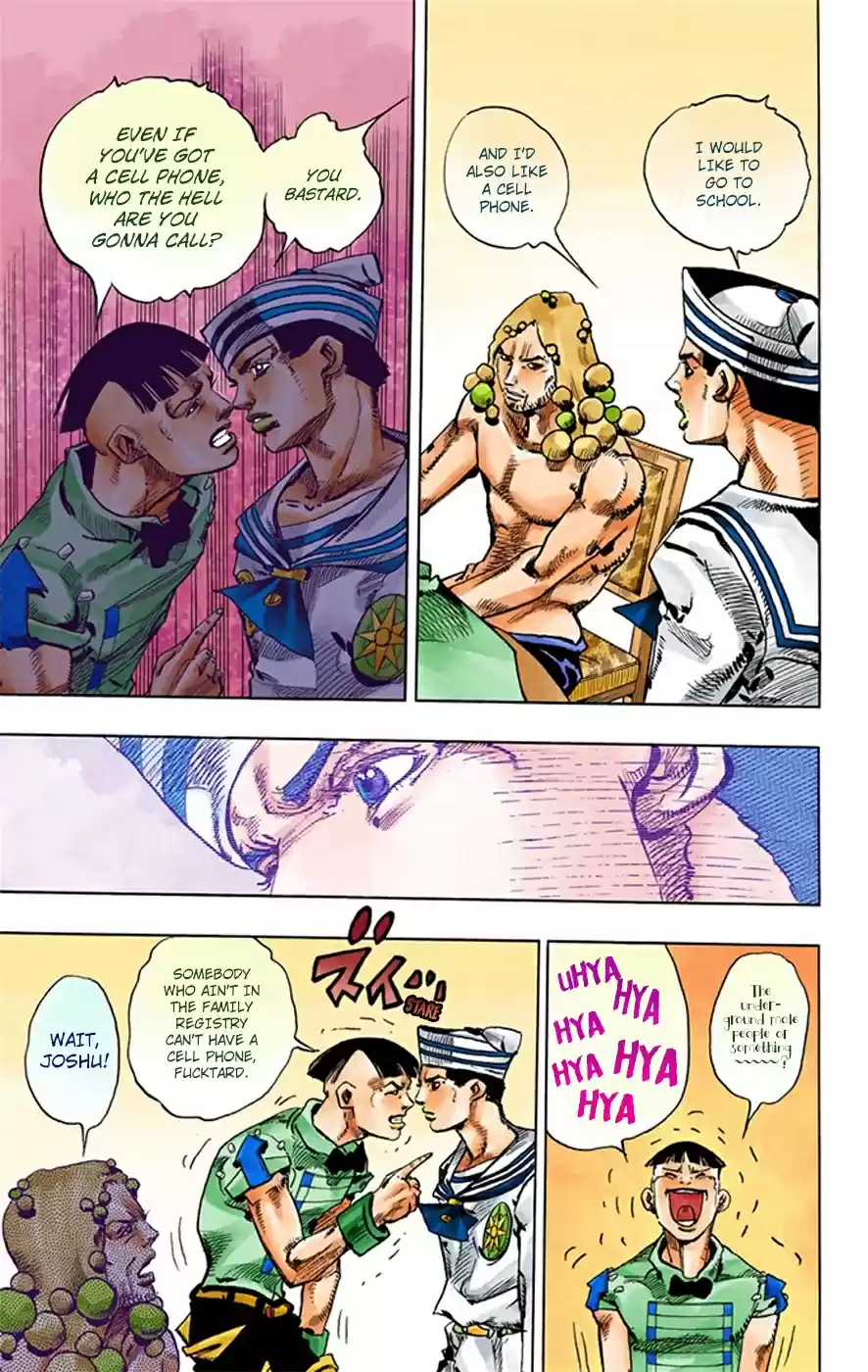 JoJo's Bizarre Adventure Part 8 JoJolion [Official Colored] Vol. 4 Ch. 18 Shakedown Road Part 1
