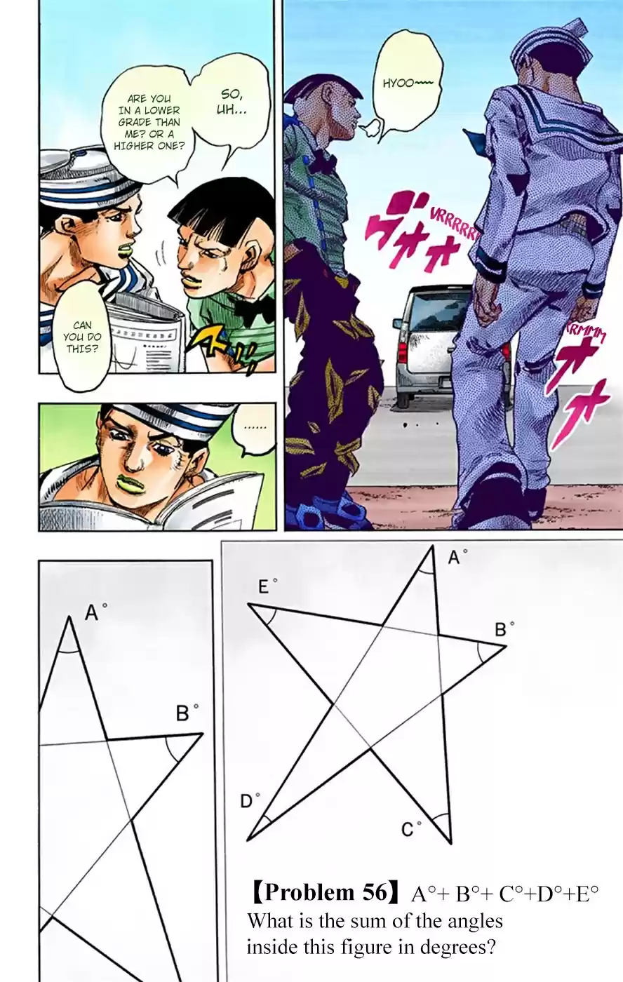 JoJo's Bizarre Adventure Part 8 JoJolion [Official Colored] Vol. 4 Ch. 18 Shakedown Road Part 1