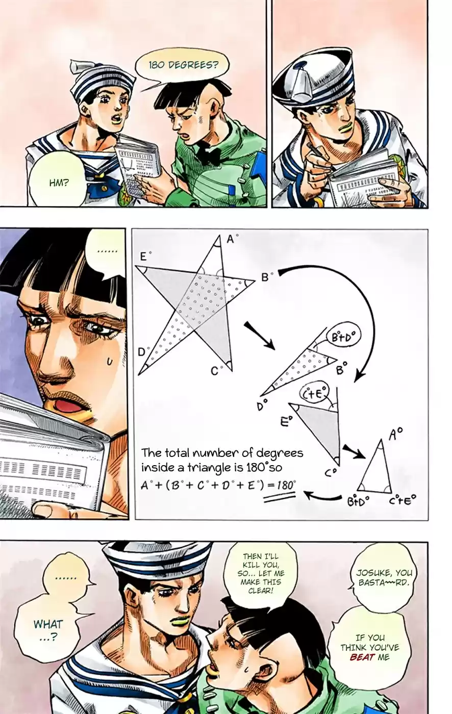 JoJo's Bizarre Adventure Part 8 JoJolion [Official Colored] Vol. 4 Ch. 18 Shakedown Road Part 1