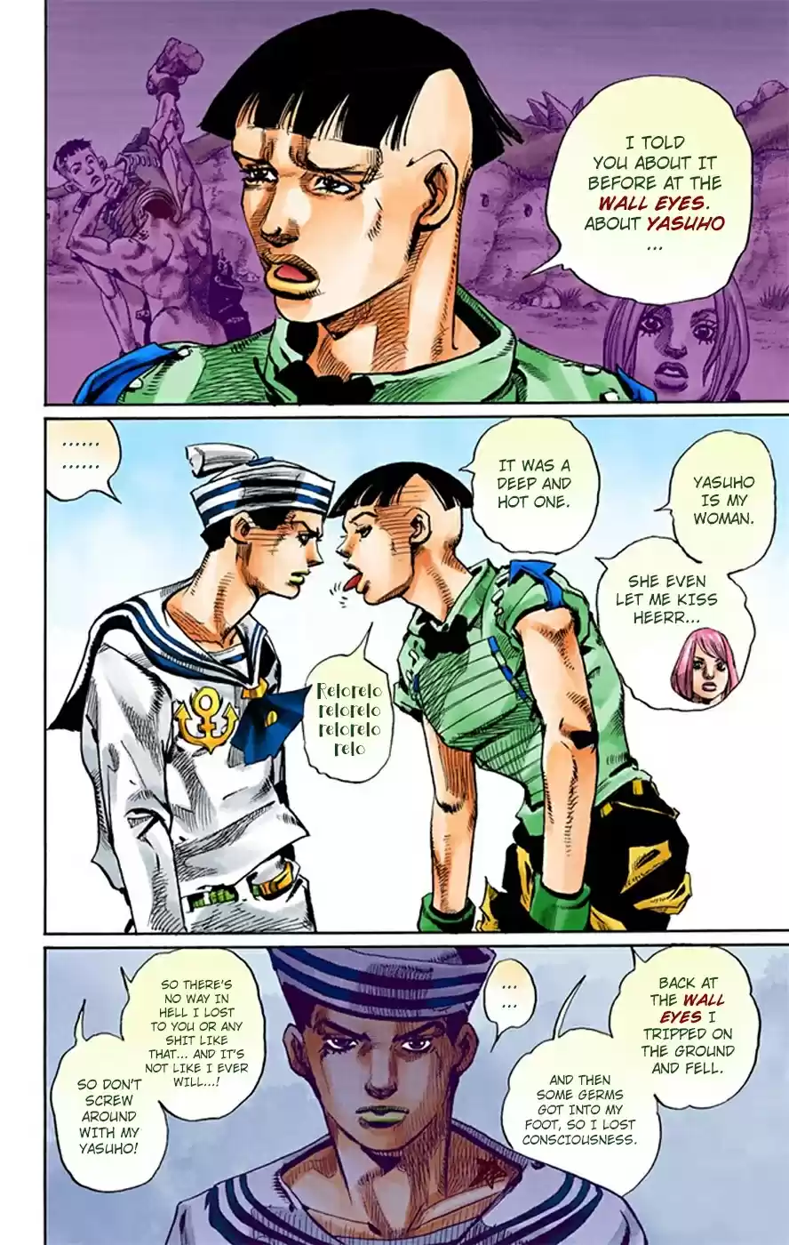 JoJo's Bizarre Adventure Part 8 JoJolion [Official Colored] Vol. 4 Ch. 18 Shakedown Road Part 1