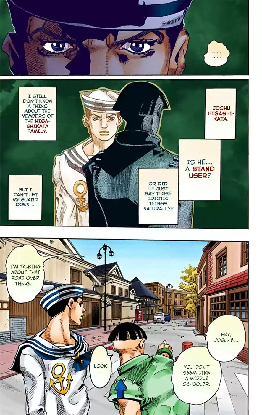 JoJo's Bizarre Adventure Part 8 JoJolion [Official Colored] Vol. 4 Ch. 18 Shakedown Road Part 1