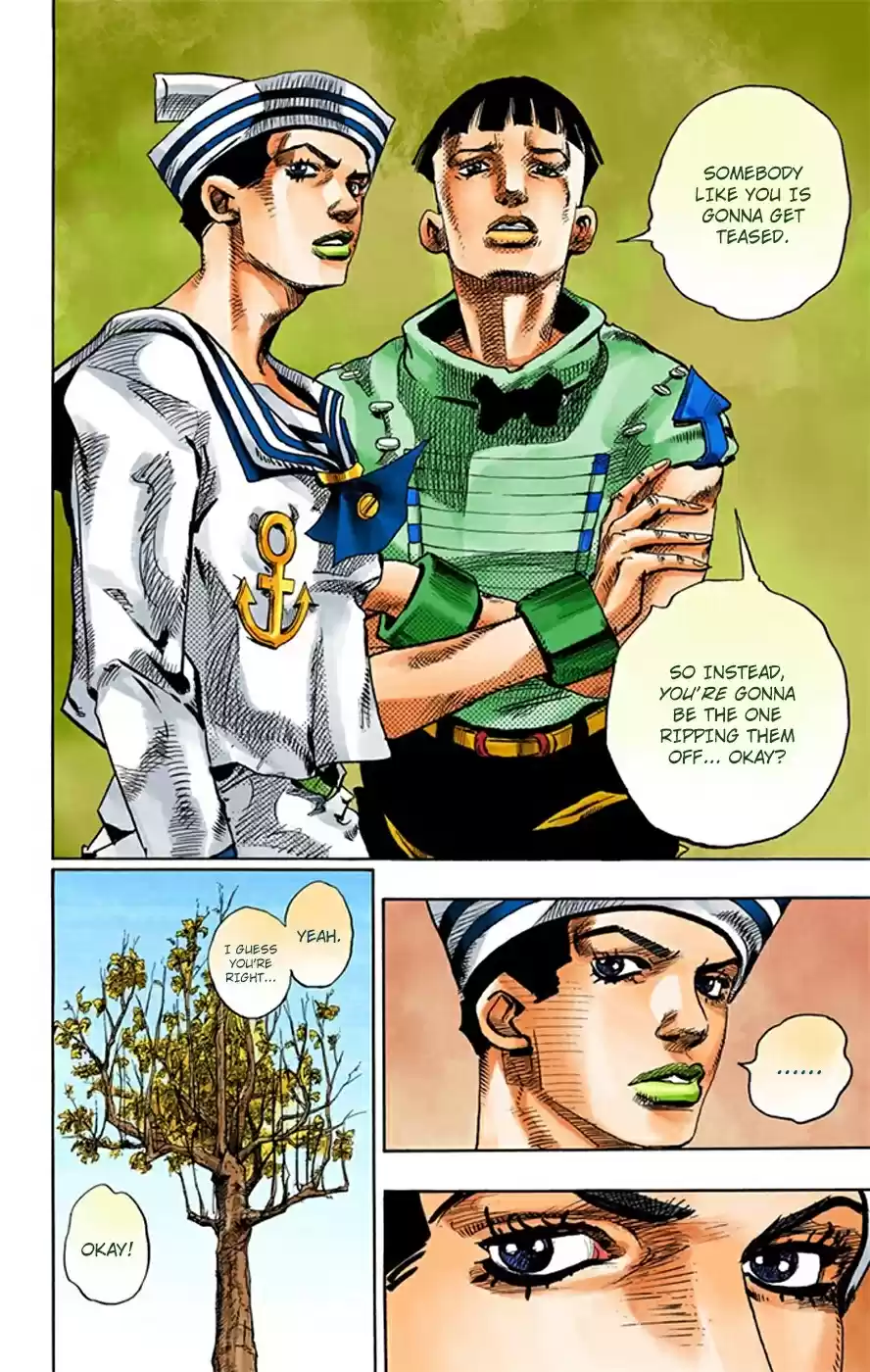 JoJo's Bizarre Adventure Part 8 JoJolion [Official Colored] Vol. 4 Ch. 18 Shakedown Road Part 1