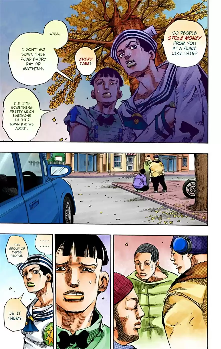 JoJo's Bizarre Adventure Part 8 JoJolion [Official Colored] Vol. 4 Ch. 18 Shakedown Road Part 1