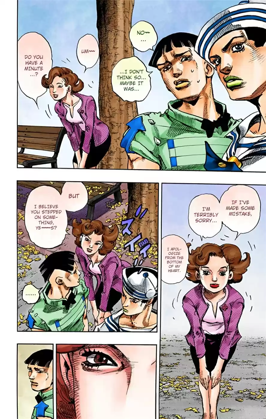JoJo's Bizarre Adventure Part 8 JoJolion [Official Colored] Vol. 4 Ch. 18 Shakedown Road Part 1