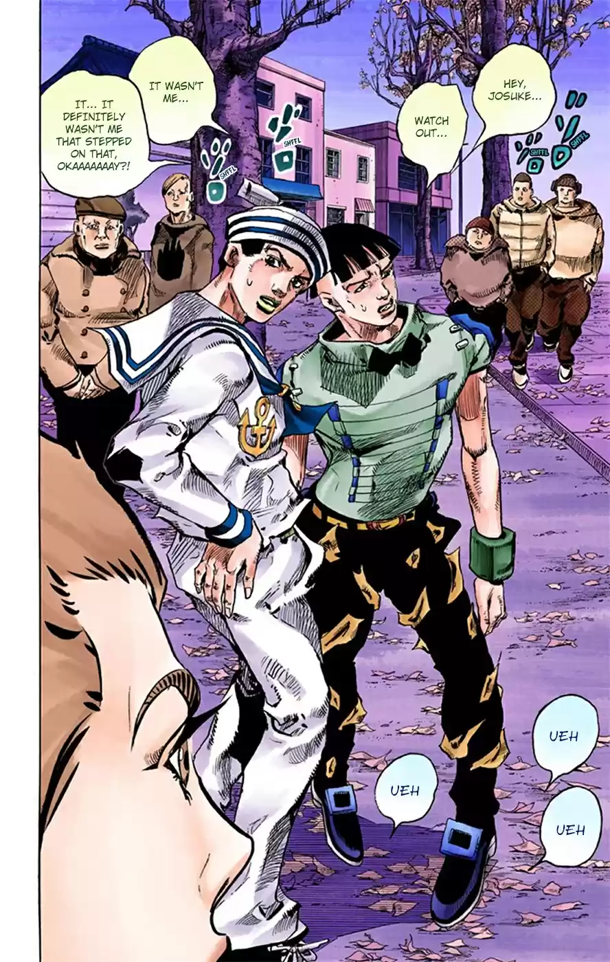 JoJo's Bizarre Adventure Part 8 JoJolion [Official Colored] Vol. 4 Ch. 18 Shakedown Road Part 1
