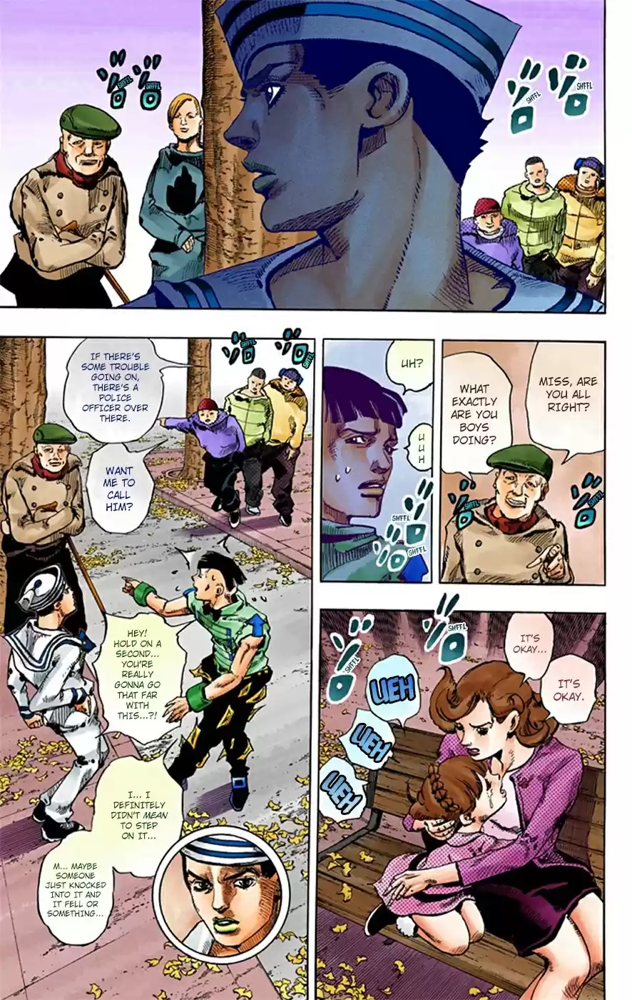 JoJo's Bizarre Adventure Part 8 JoJolion [Official Colored] Vol. 4 Ch. 18 Shakedown Road Part 1