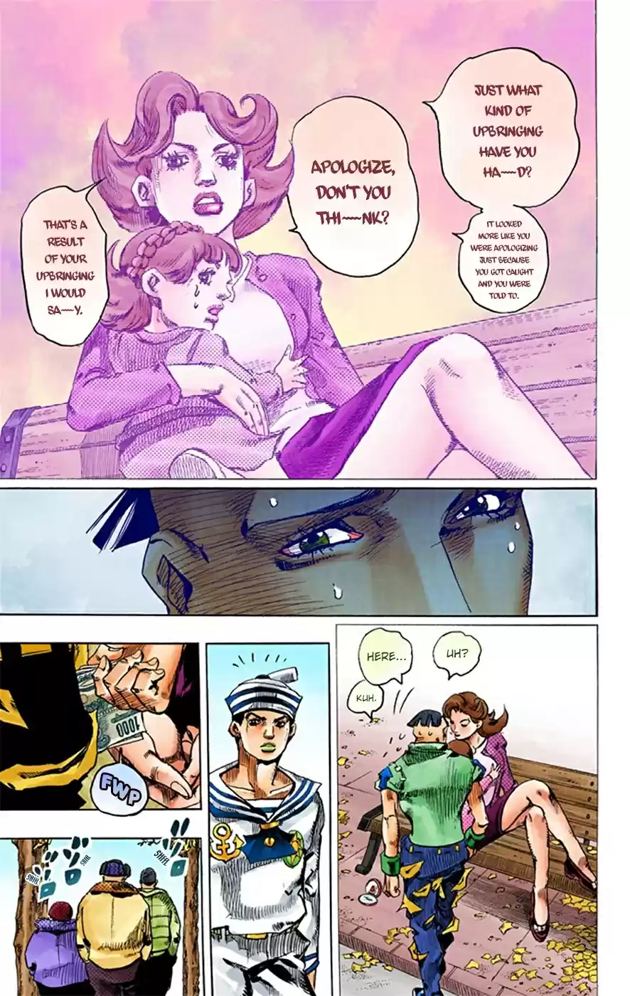 JoJo's Bizarre Adventure Part 8 JoJolion [Official Colored] Vol. 4 Ch. 18 Shakedown Road Part 1