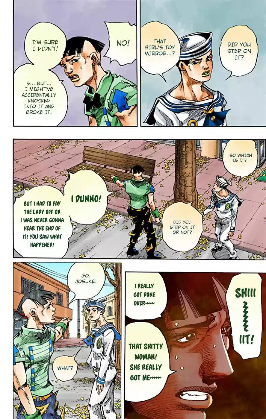 JoJo's Bizarre Adventure Part 8 JoJolion [Official Colored] Vol. 4 Ch. 18 Shakedown Road Part 1