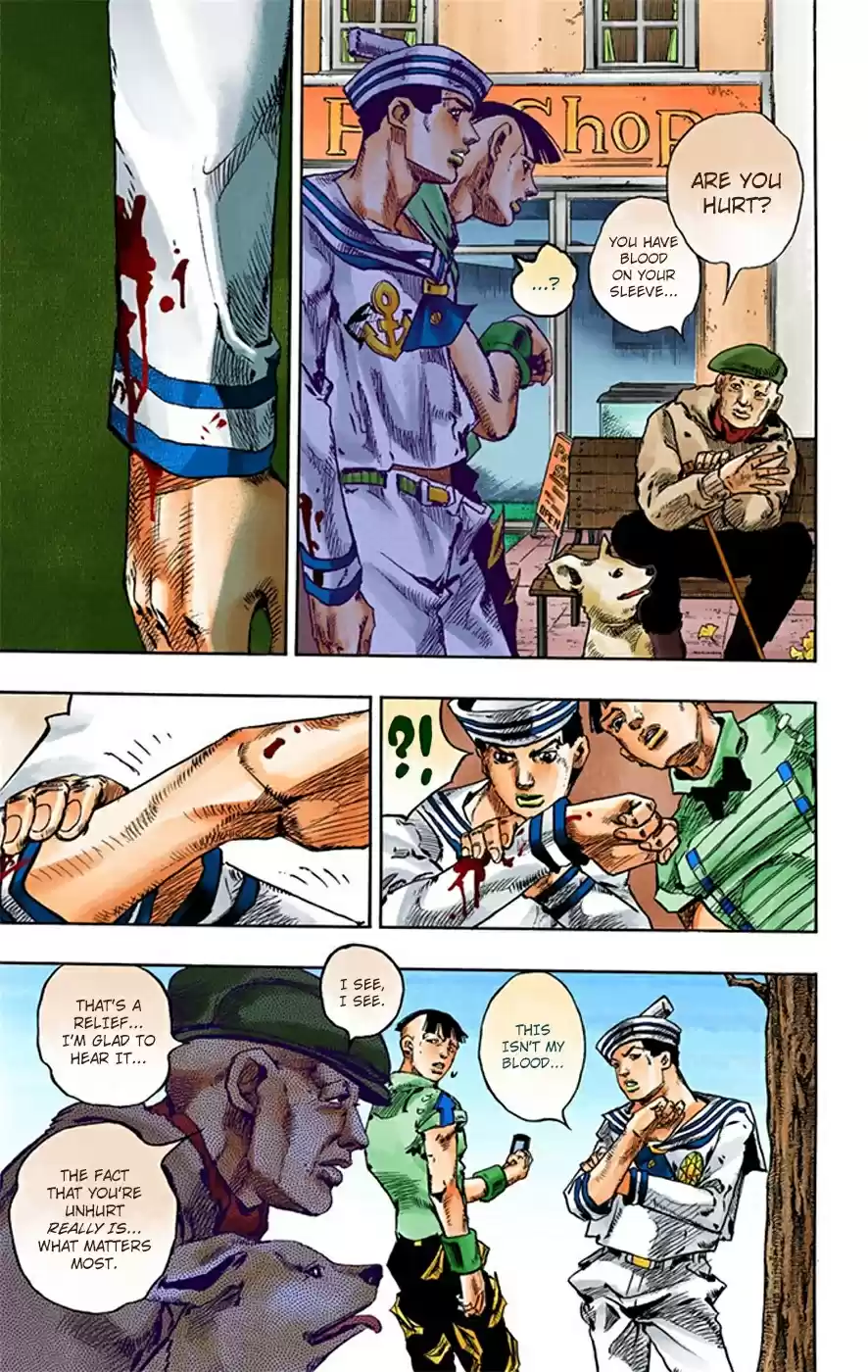 JoJo's Bizarre Adventure Part 8 JoJolion [Official Colored] Vol. 4 Ch. 18 Shakedown Road Part 1