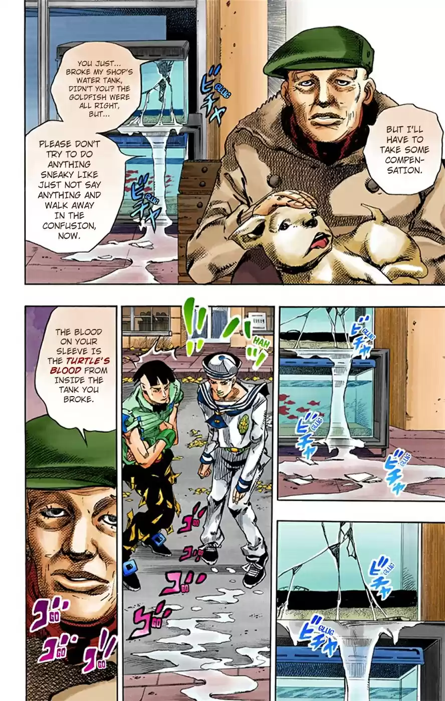 JoJo's Bizarre Adventure Part 8 JoJolion [Official Colored] Vol. 4 Ch. 18 Shakedown Road Part 1