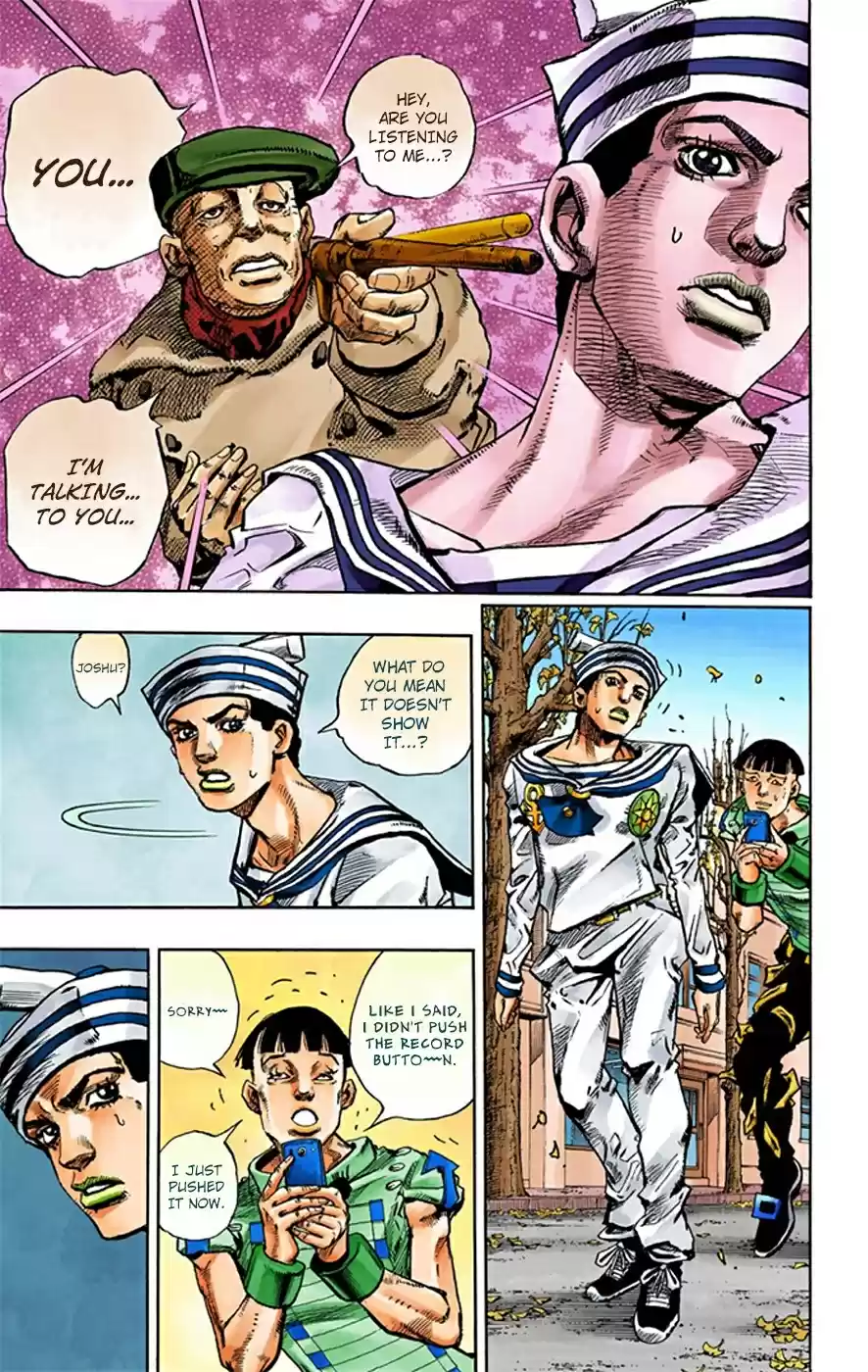 JoJo's Bizarre Adventure Part 8 JoJolion [Official Colored] Vol. 5 Ch. 19 Shakedown Road Part 2