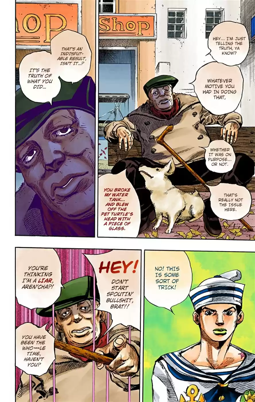 JoJo's Bizarre Adventure Part 8 JoJolion [Official Colored] Vol. 5 Ch. 19 Shakedown Road Part 2