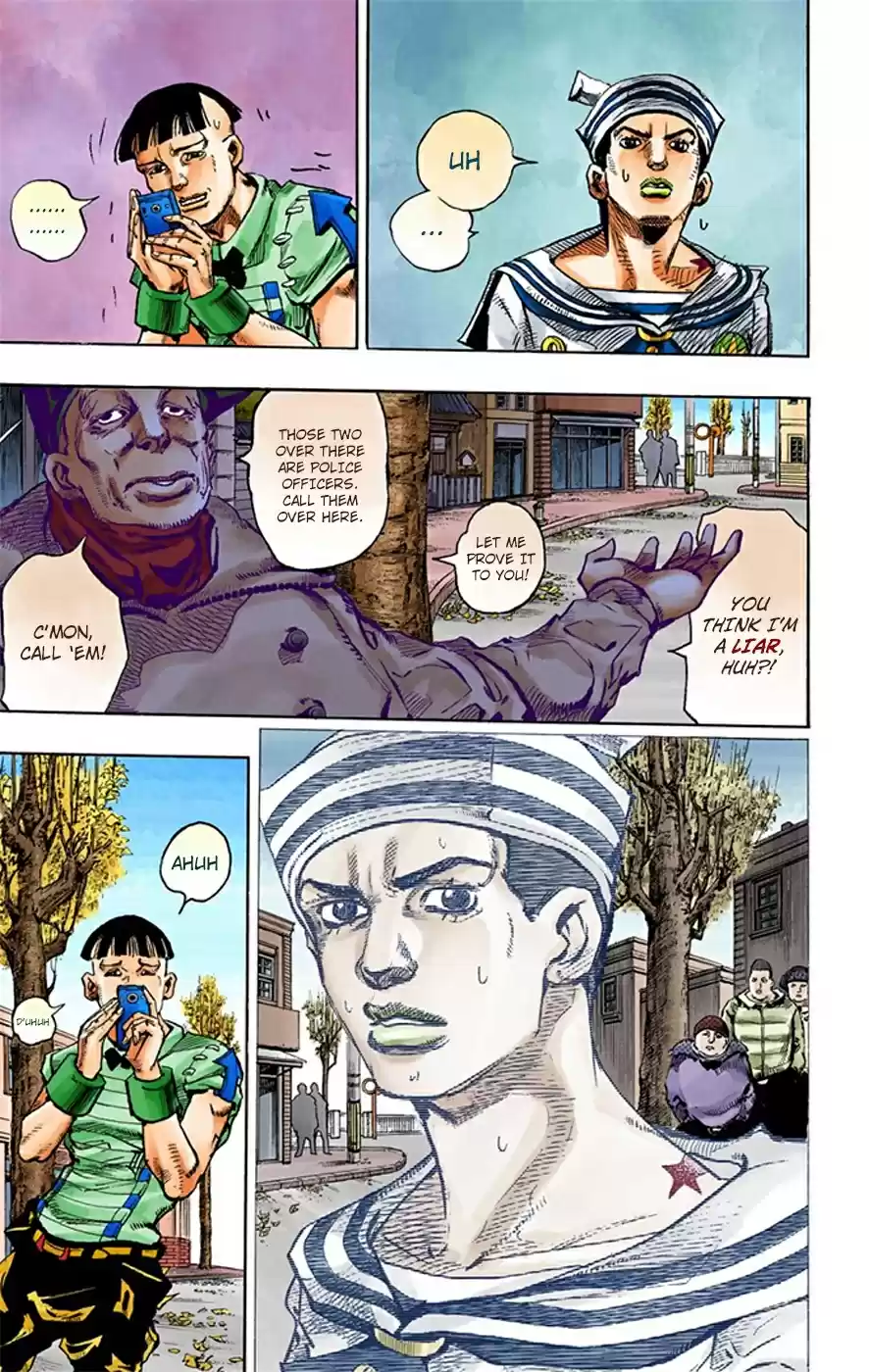 JoJo's Bizarre Adventure Part 8 JoJolion [Official Colored] Vol. 5 Ch. 19 Shakedown Road Part 2