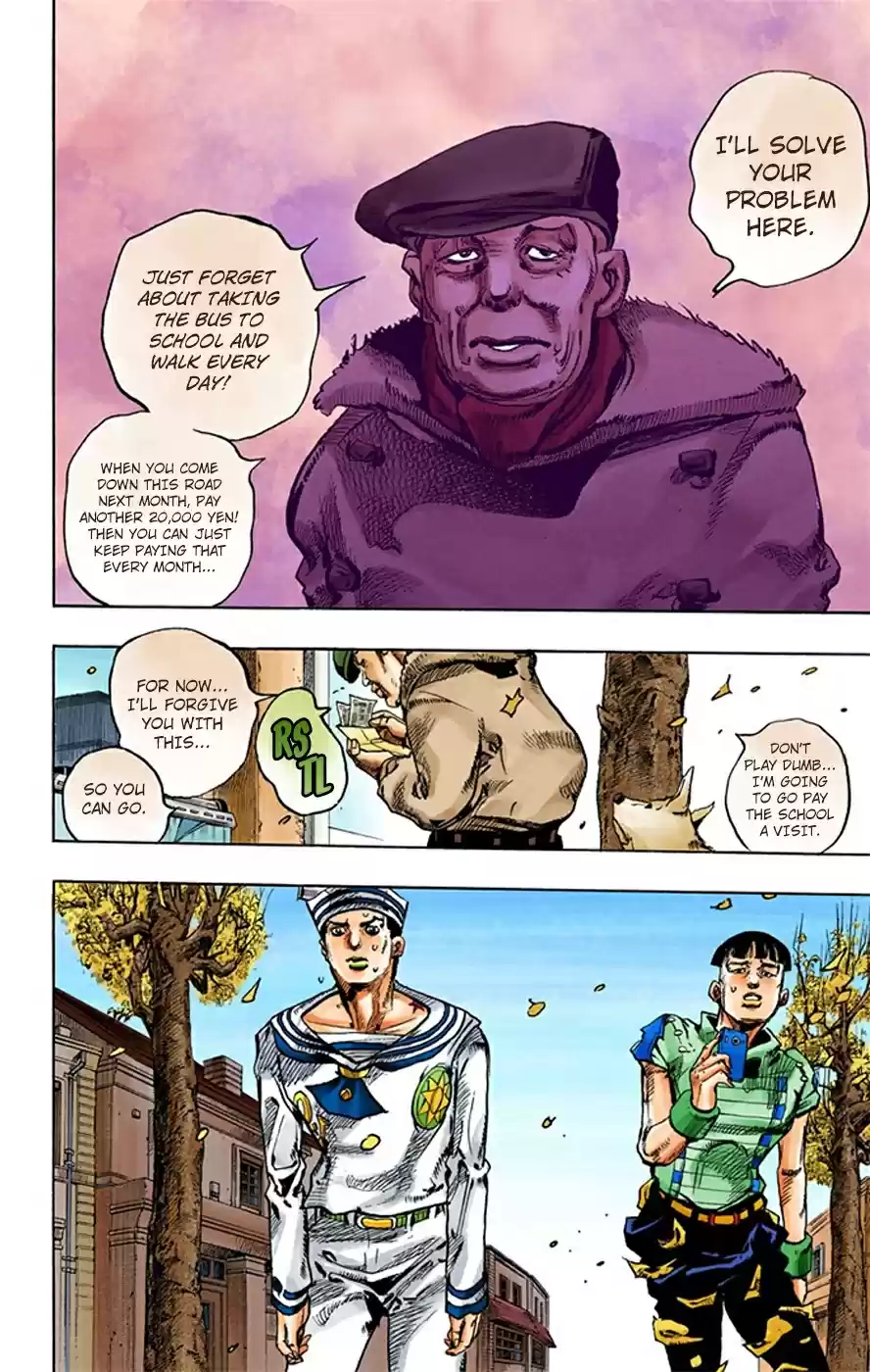 JoJo's Bizarre Adventure Part 8 JoJolion [Official Colored] Vol. 5 Ch. 19 Shakedown Road Part 2