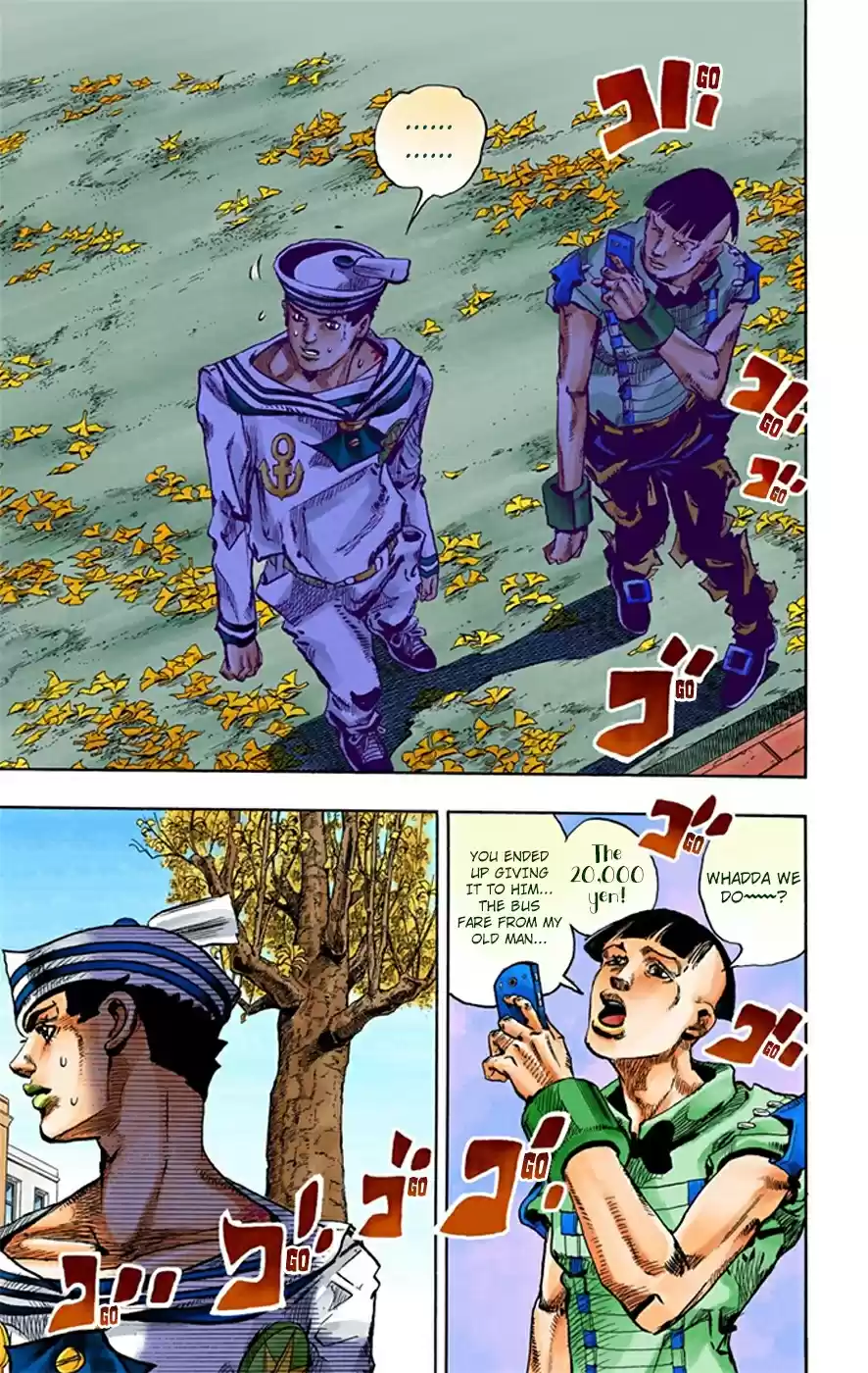 JoJo's Bizarre Adventure Part 8 JoJolion [Official Colored] Vol. 5 Ch. 19 Shakedown Road Part 2