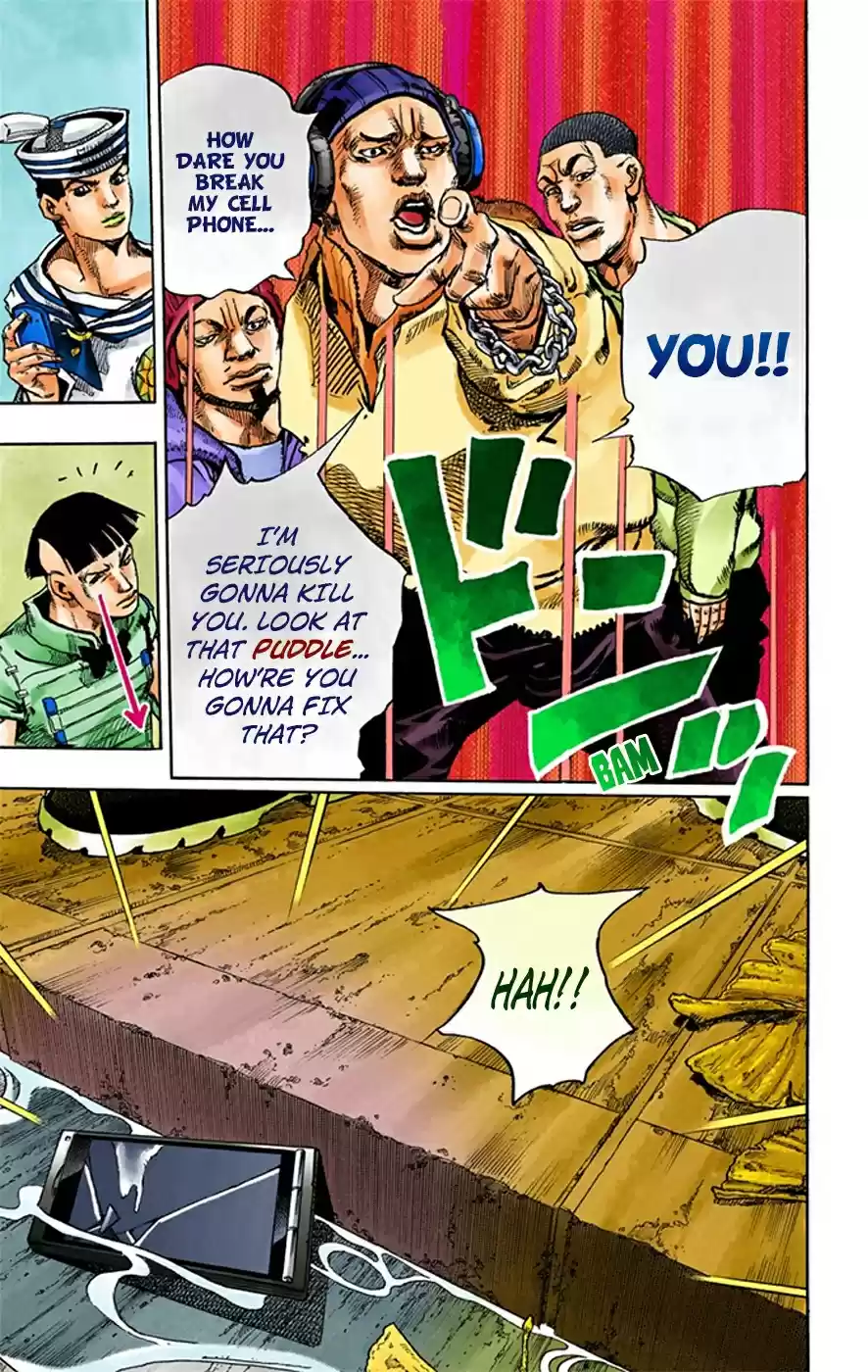 JoJo's Bizarre Adventure Part 8 JoJolion [Official Colored] Vol. 5 Ch. 19 Shakedown Road Part 2